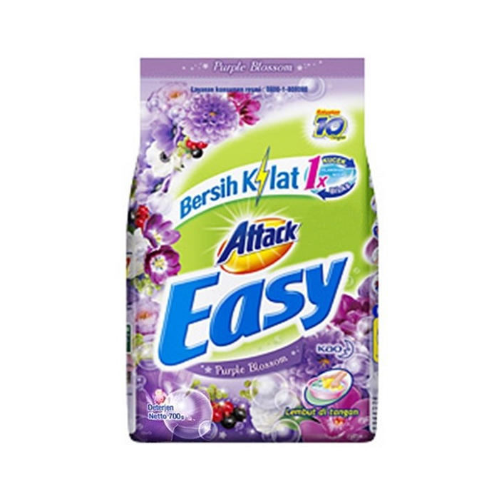 Attack Easy Deterjen Bubuk Purple Blossom 700ml